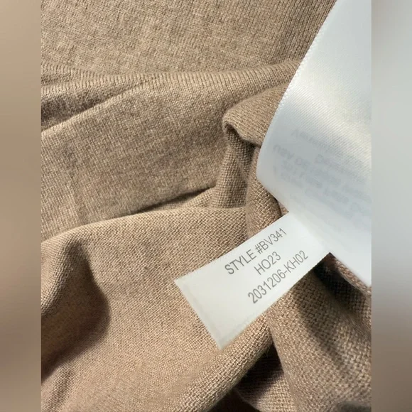 J Crew 100% Cotton ruffleneck sweater Women’s size Medium NWT - Picture 7 of 10